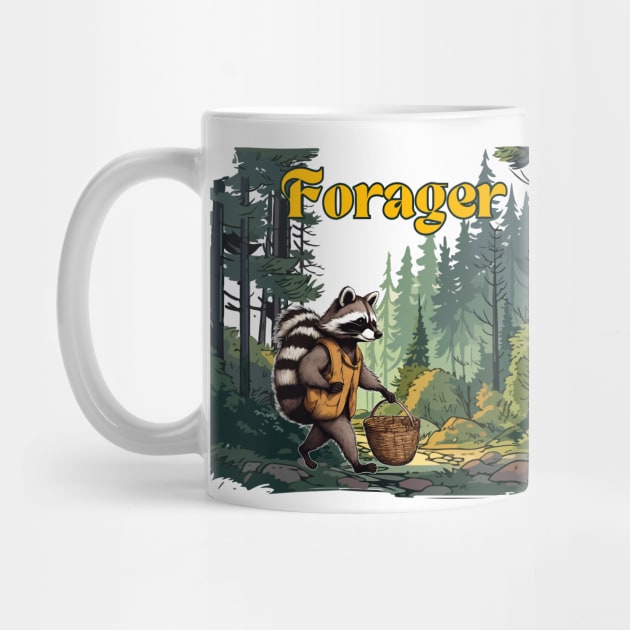 Raccoon Forager by Four Season Foraging